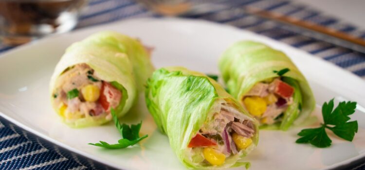 Rollitos de ensalada de Atún